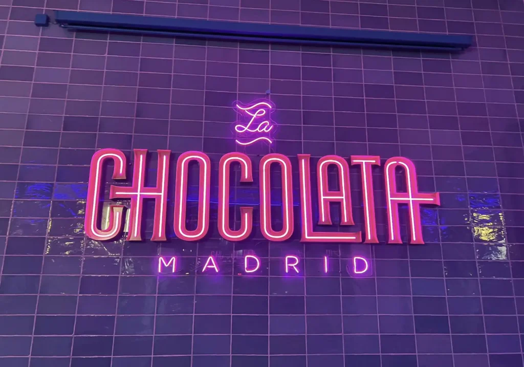 Letrero Neon Principal La chocolata